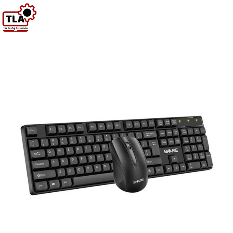 BIOJEE W100 Wireless Keyboard and Mouse Combo